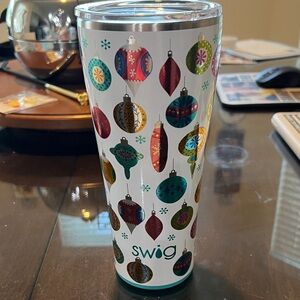 Swig  Festive Ornament Tumbler - Multicolor Holiday 32 0z